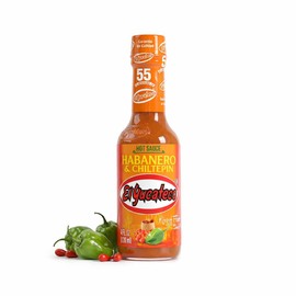 El Yucateco Habanero Chiltepin, Hot Sauce, Authentic Mexican Chile Habanero Sauce, 4 fl oz (120 ml), Gluten Free (Pack of 1)