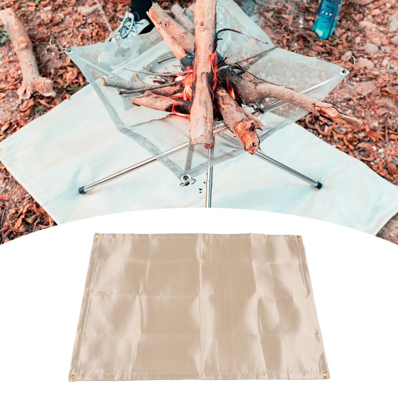 Fireproof Camping Mat Heat Insulation Anti Scald 500 ℃ Use