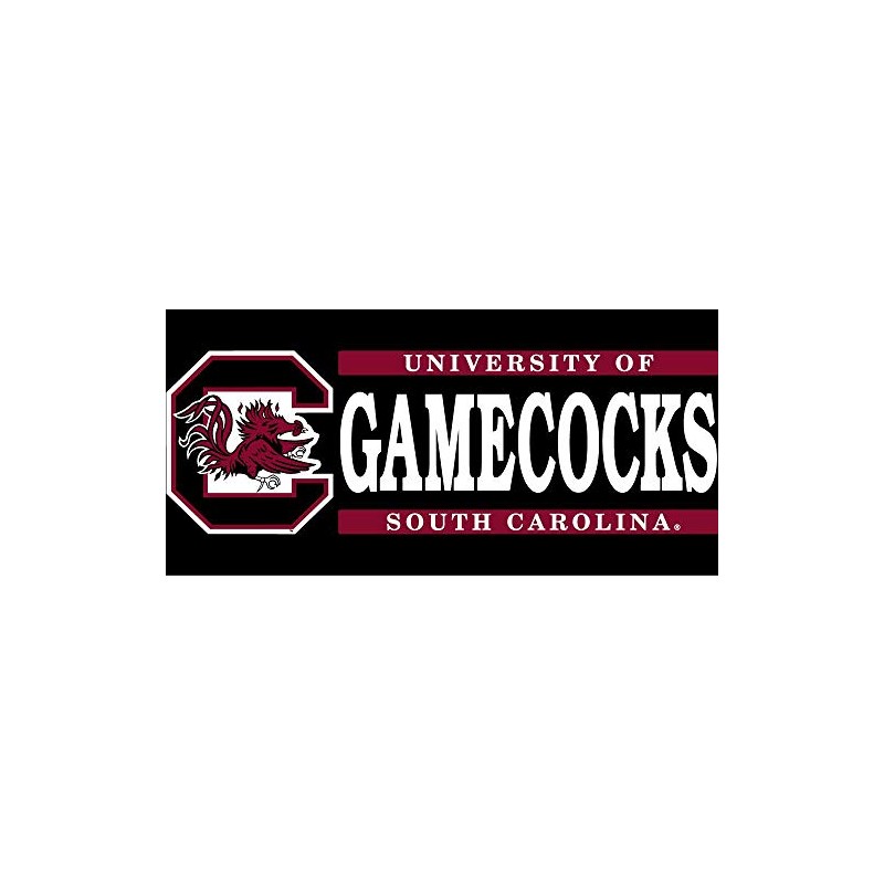 SDS Designs South Carolina 6x2 Gamecocks Auto Vinyl Decal
