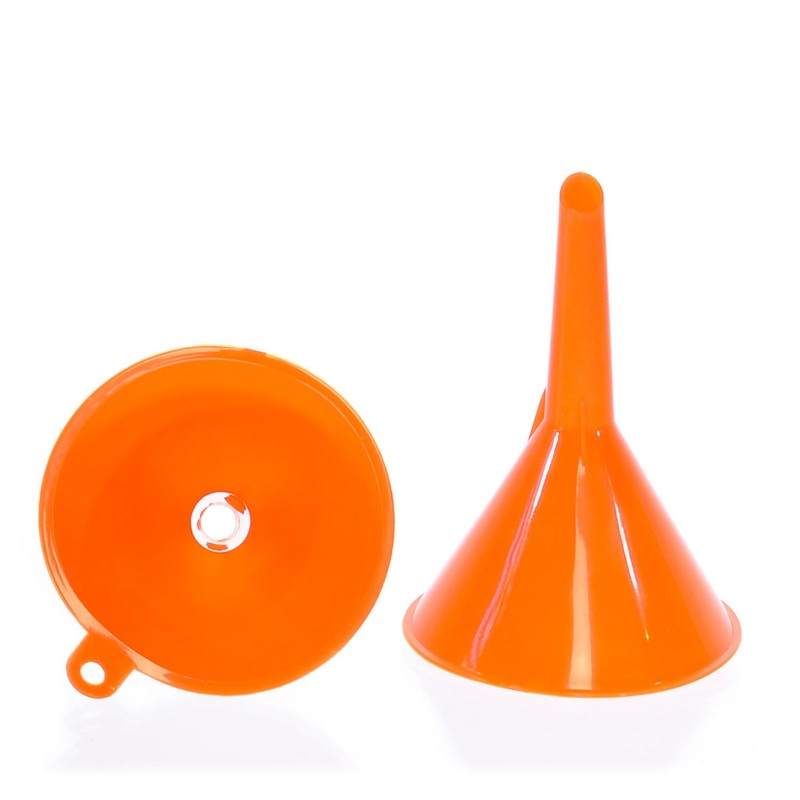 Majic 4-Pieces 4-Sizes Plastic Funnel Set for Car Oil, Gas
