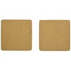 Torune Cork Coasters Square Shape Set of 2