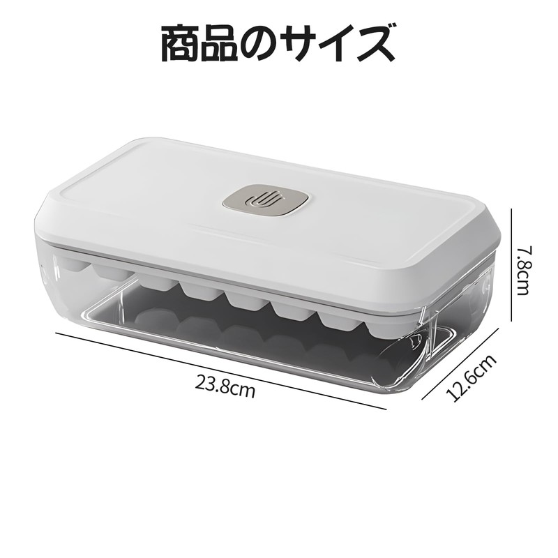 Coollooda Ice Cube Tray, Square Ice Maker, 32 Ice Maker,