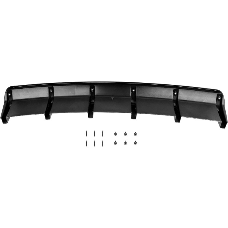 JMTBNO Rear Bumper Diffuser Lip Splitter Shark Fin Carbon For