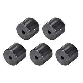 sourcing map Passive Buzzer Electromagnetic Beep Alarm Sound Alarm Sound 80 dB 1.5 V Pack of 5