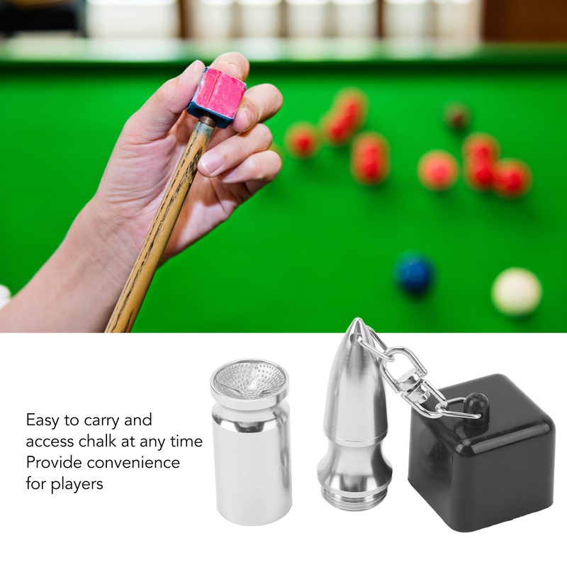 4 in 1 Billiards Chalk Holder Pool Cue Chalk Holder