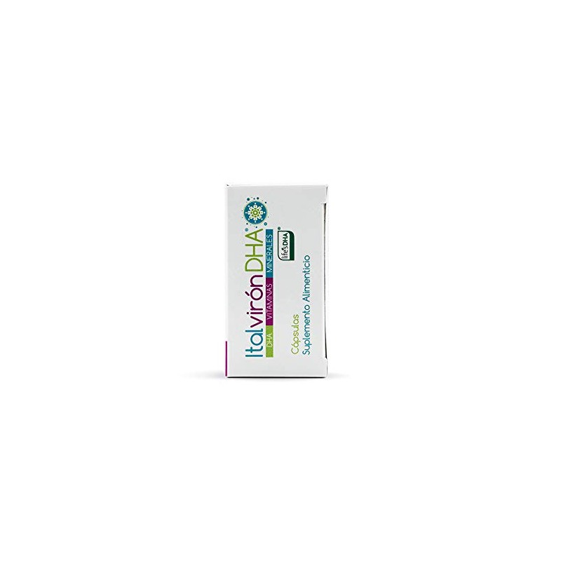 Italvirn DHA Suplemento Alimenticio con DHA de Origen Vegetal Vitaminas