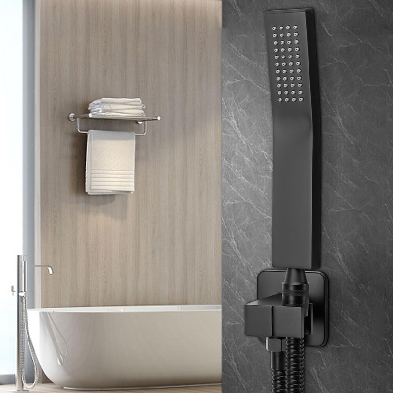 NearMoon Brass HandHeld Shower Head, Luxury High Pressure Shower Kit