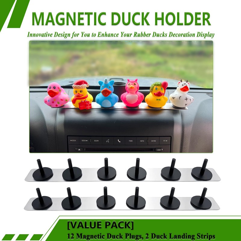 EJDRFN Duck Holder for Jeep Wrangler,Metal Rubber Ducks Holder for