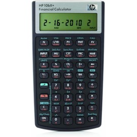 HP 10B II Plus/Hewlett Packard 10BII+ Financial Scientific Calculator + WYNGS Protective Case Black