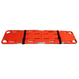 Plastic Folding Stretcher, Four-fold, Two-fold, Water-Floatable Spinal Fixation Board, Spinal Board, Stretcher Bed, Patient Immobilization, Fracture Fixation, First Aid (Four-fold)