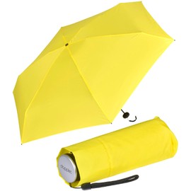 Doppler Super Mini Fibre Compact Pocket Umbrella Extremely Light and Small, Yellow