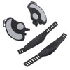 2PCS Exercise Bike Pedals with Straps PP PVC Stainless Steel