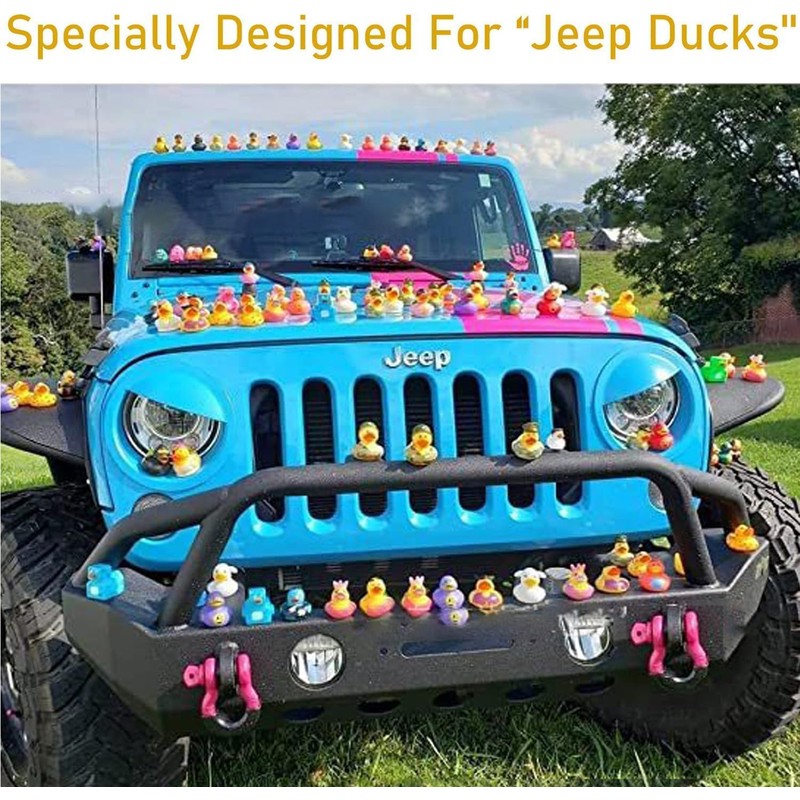 Generic 10 Pcs Rubber Duck Mount,Flock Locker Rubber Duck Holder
