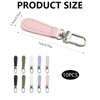 10 Pcs Leather Zipper Pulls Replacement - Detachable Zipper Tab