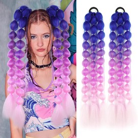 22'' Colored Hair Extensions, Festival Rave Accessories for Woman