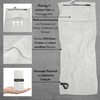 PEAQUE Fitness Towel with Zip Pocket, Microfibre with Terry Cloth