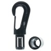 Craft County Black Locking Cord End Hooks – Fits 1/4