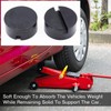 Universal Rubber Jack Pad Support Pinch Weld Slotted Floor Frame