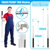 Frebuta Trash Picker Upper Grabber Extra Long,62 Inch Trash Pickup