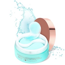 FOREO IRIS Parches Ojos con Colageno - Contorno de Ojos Antiojeras - Vitamina B, Vitamina C y Vitamina E - Retinol - Antiojeras Mujer - Hidratante - Vegano - 60 Parches Ojeras