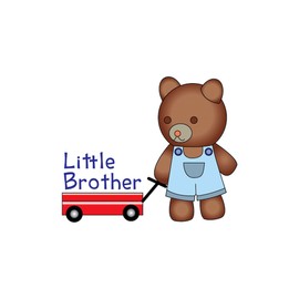 CafePress Brother Teddy Bear Memory Keepsake Jewelry Box, 5"x5"x3.75"
