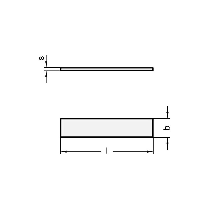 Leaf Spring 0.6 mm Thick, 10 mm Wide