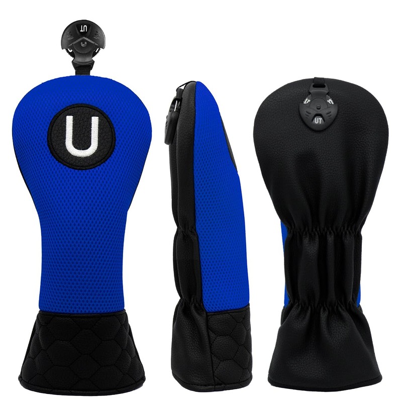 Golf Club Headcovers Simple Design Mesh + PU Headcovers Set