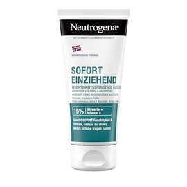 Neutrogena Norwegische Formel sofort einziehende Fußcreme (100 ml) für normale & trockene Füße, feuchtigkeitsspendende Fußpflege Creme mit 15% Glycerin + Vitamin E