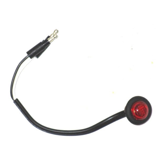 Buyers Products LED Marker Light,3/4" Recessed Round,Red, 1 LED, Buyers