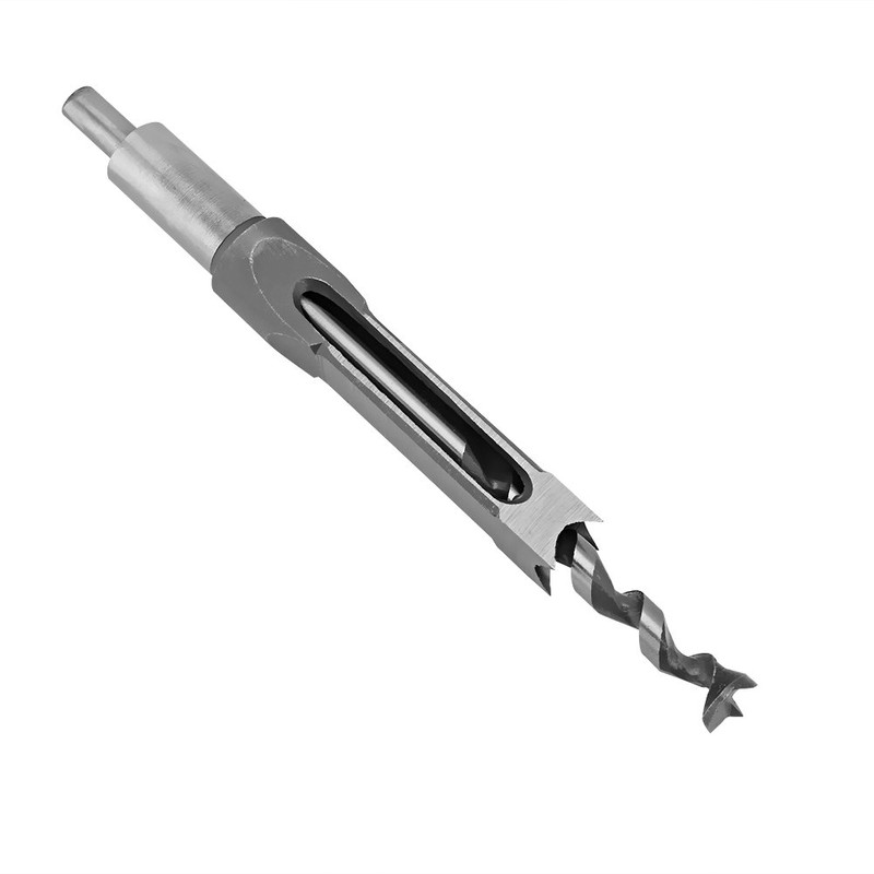 1pc 16mm Square Hole Drill Tool, Walfront Hollow Mortise Chisel