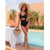Blooming Jelly Women One Piece Swimsuits Tummy Control Modest Bathing