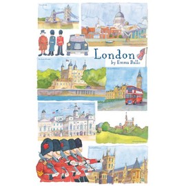 Emma Ball London Montage Tea Towel