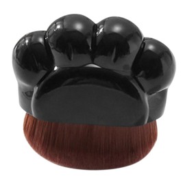 OATIPHO Cute Cat Paw Makeup Brush Flat Top Foundation Concealer Applicator with Soft Synthetic Bristles for Even Makeup Distribution Compact Lightweight Design for Easy Control