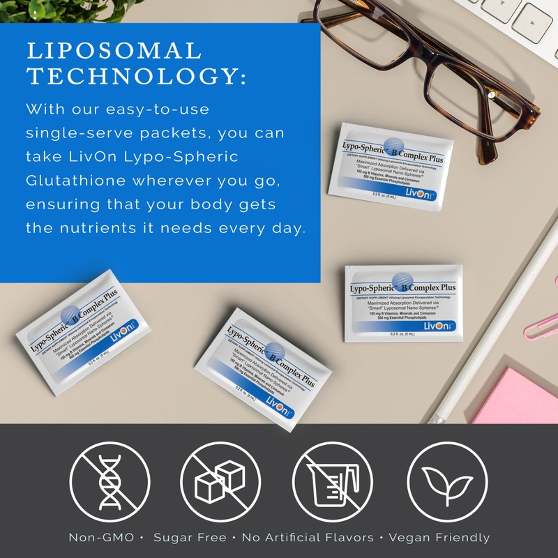 LivOn Laboratories Lypo-Spheric B Complex Plus – 190 mg B