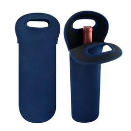 Wine Bags Set of 2 Cold Storage Insulated Sake Champagne Waterproof Insulated Insulated Cooling Dry Portable, Blue, Simplicity