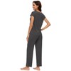 WiWi Soft Pajama Set for Women Raglan Sleeve Viscose from