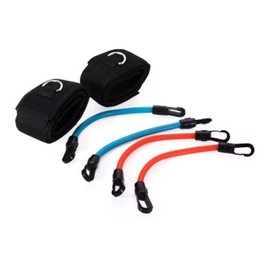 perfeclan Ankle Resistance Bands with Cuffs Fitness Equipment Home Use 5 Levels Wristband Workout Bands for Kickbacks Hip Working Out