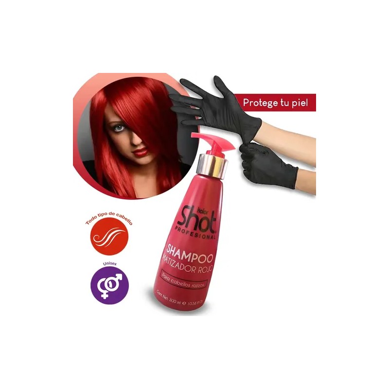 Shampoo Matizador Hidratante Para Cabello De Tonos Rojizos