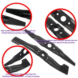 BGD 72531-VH7-000 & 72511-VH7-000 Mower Twin Blade Set Fits HRX217, HRX217K1, HRX217K2, HRX217K3, HRX217K4 (2PCS 21" MicroCut Twin Blade Set)