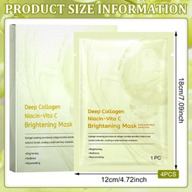 TECHEEL Collagen Mask Face Overnight Collagen Mask Overnight Collagen Real Deep Mask Deep Collagen Mask Face Mask & Face Cures Skin Care for Moisturising