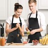 PB TECH Aprons 2 Pcs Adjustable Bib Aprons with 2
