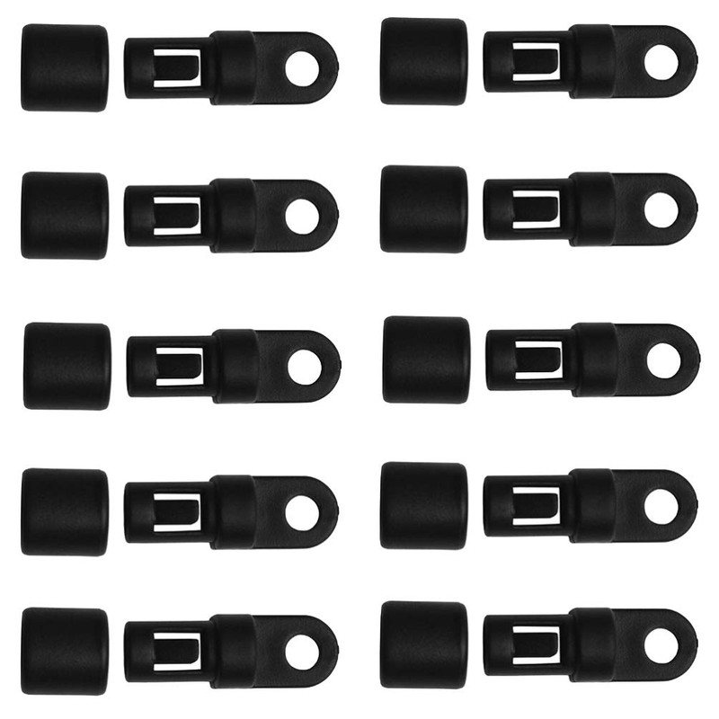 VILLCASE Shock Cord Hook - 10 Pcs Bungee Shock Cord
