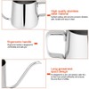 Stainless Steel Drip Coffee Pot Long Gooseneck Spout Kettle Cup