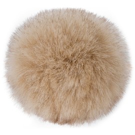 styleBREAKER Faux Fur Pompom for Hats and Beanies, Fake Fur, Winter Fur Bobble 04024161, Colour:Black