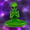 MIK Funshopping Alien Ashtray, Smoking Ashtray (Alien in Yoga Pose)