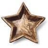 Medium Star Wood Bowl Handcrafted Star Dough Bowl