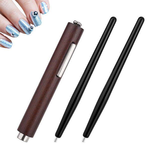 Nail Magnet Tool Set, 3-in-1 Multifunctional Cat Eye Magnet Professional