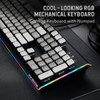 Hexgears GK735 Wired Full Size Mechanical Keyboard, Aluminum Housing Built