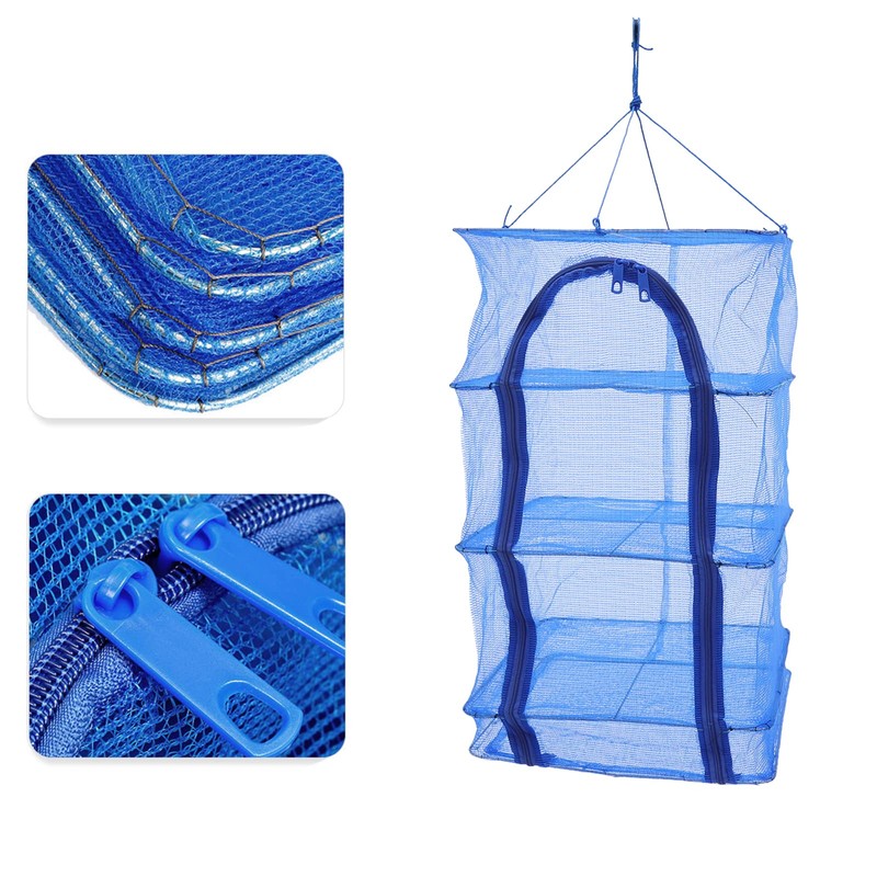 NIGORIY Herb Drying Net, 4-Layer Drying Net, Hanging Herb Drying