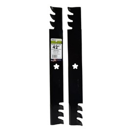 MaxPower 561713XB 2 Commercial Mulching Blade Set for Many 42 in. Cut Craftsman, Husqvarna, Poulan Mowers Replaces OEM #'s 138498, 138971, 532138971, 532127843, 532138498
